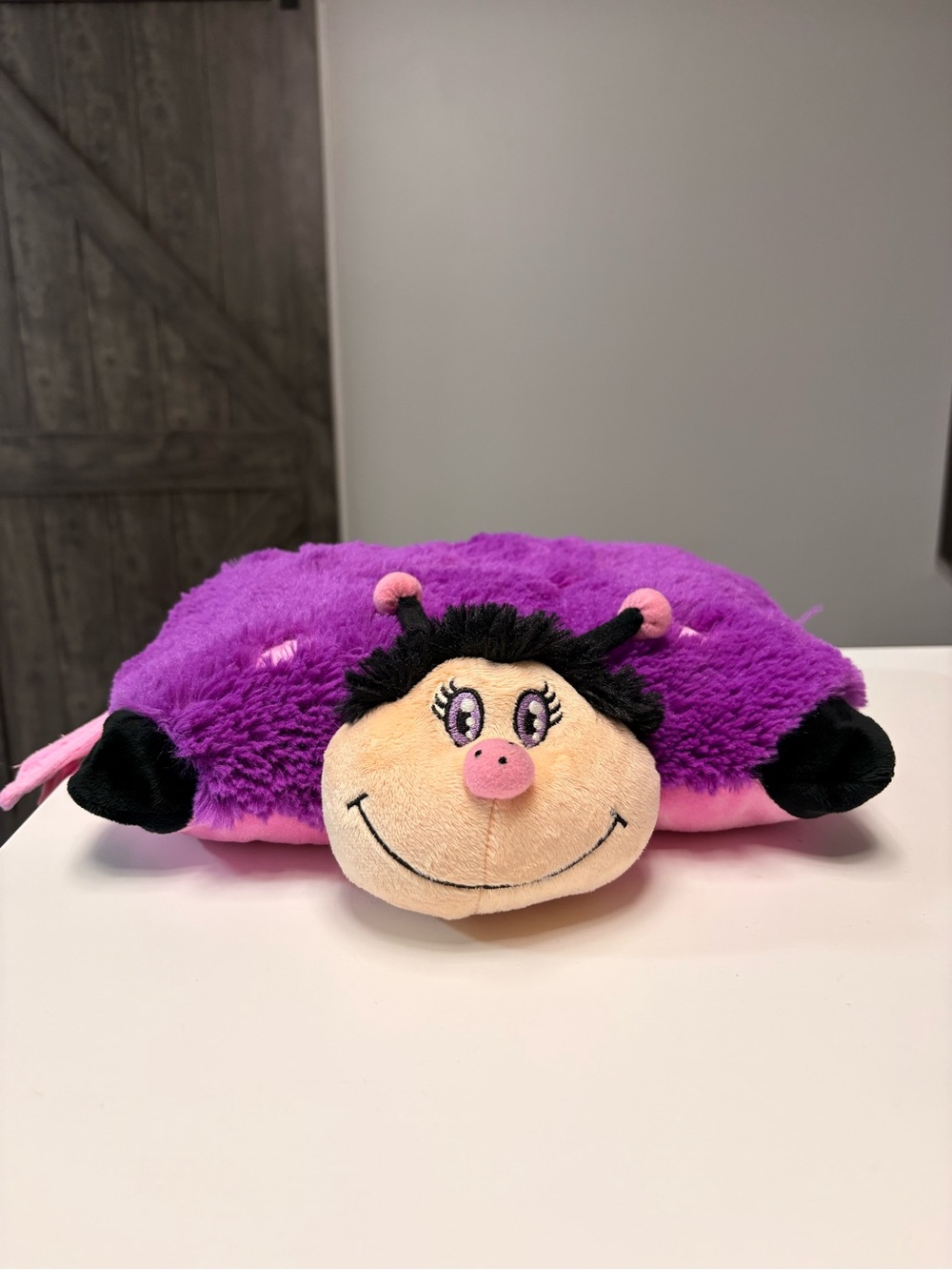 Pillow Pet dreamy purple PeeWee Ladybug 2011